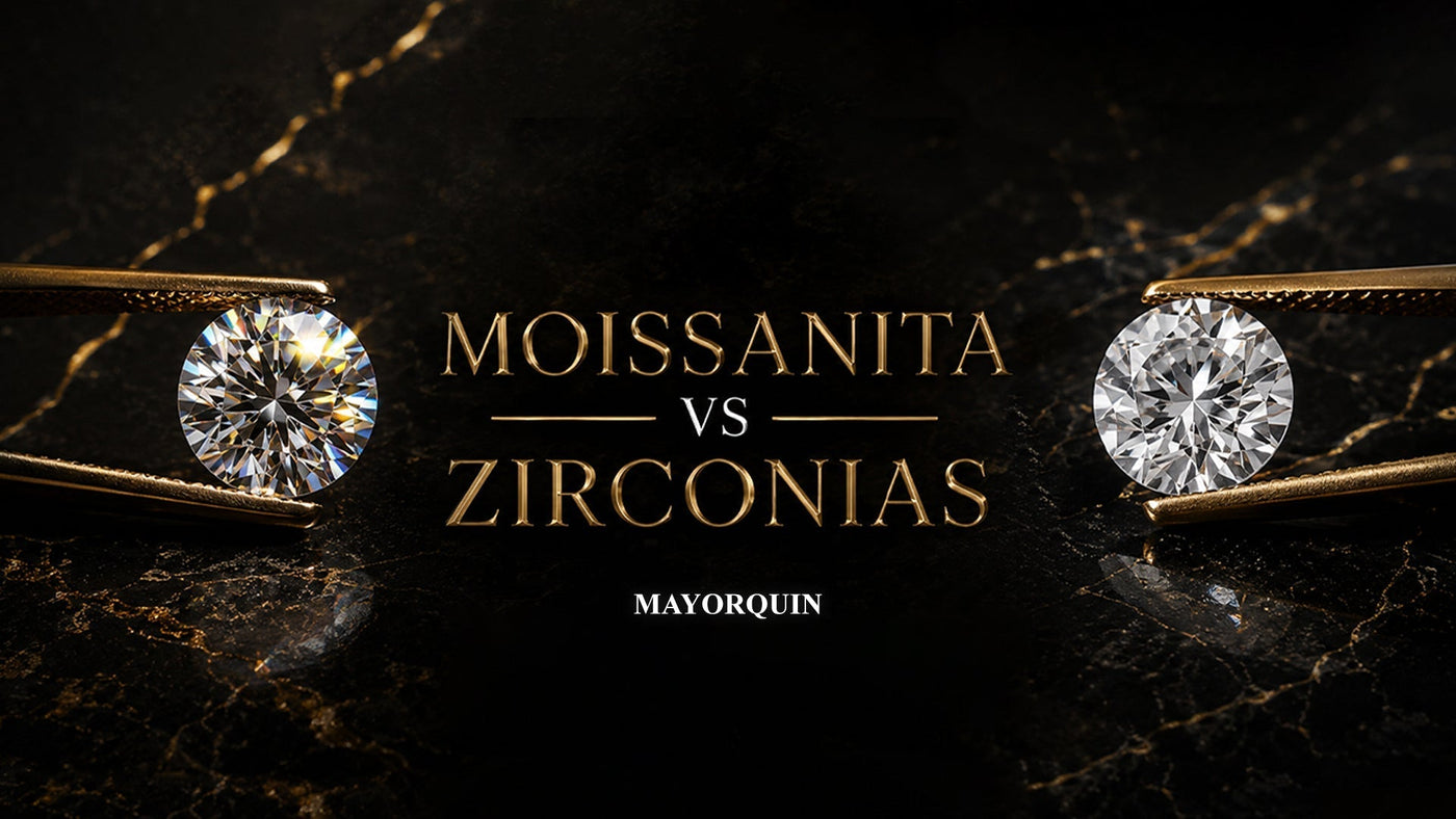 Moissanita vs Zirconias