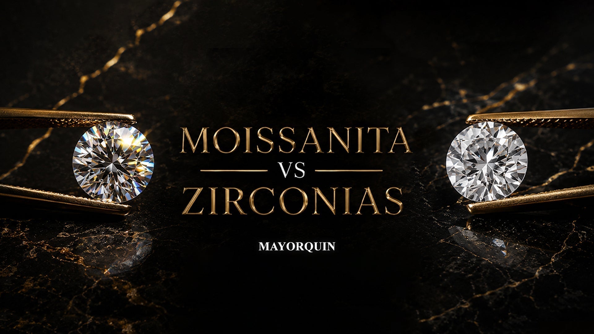 Moissanita vs Zirconias
