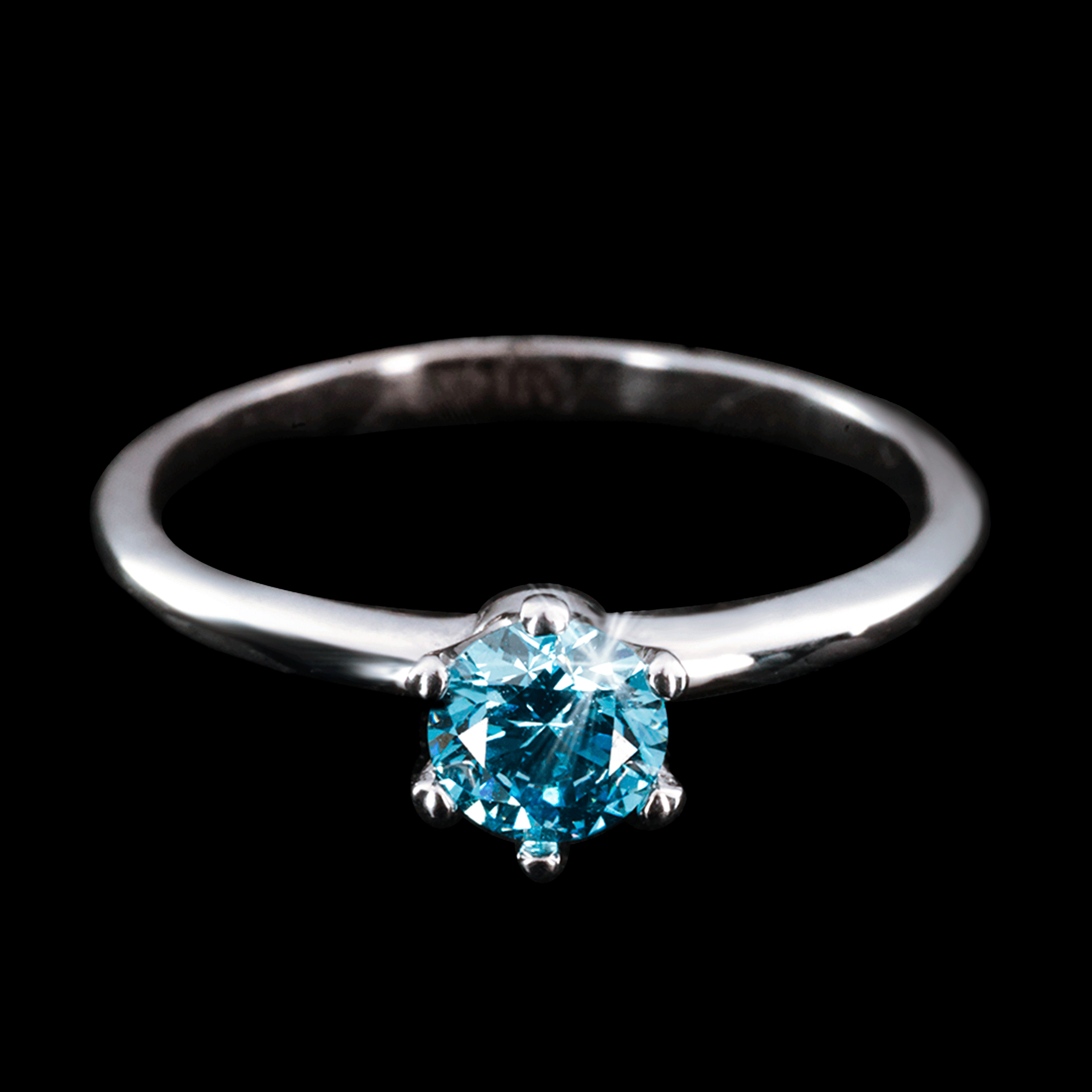 ANILLO SOLITARIO AZUL / ESPECIAL
