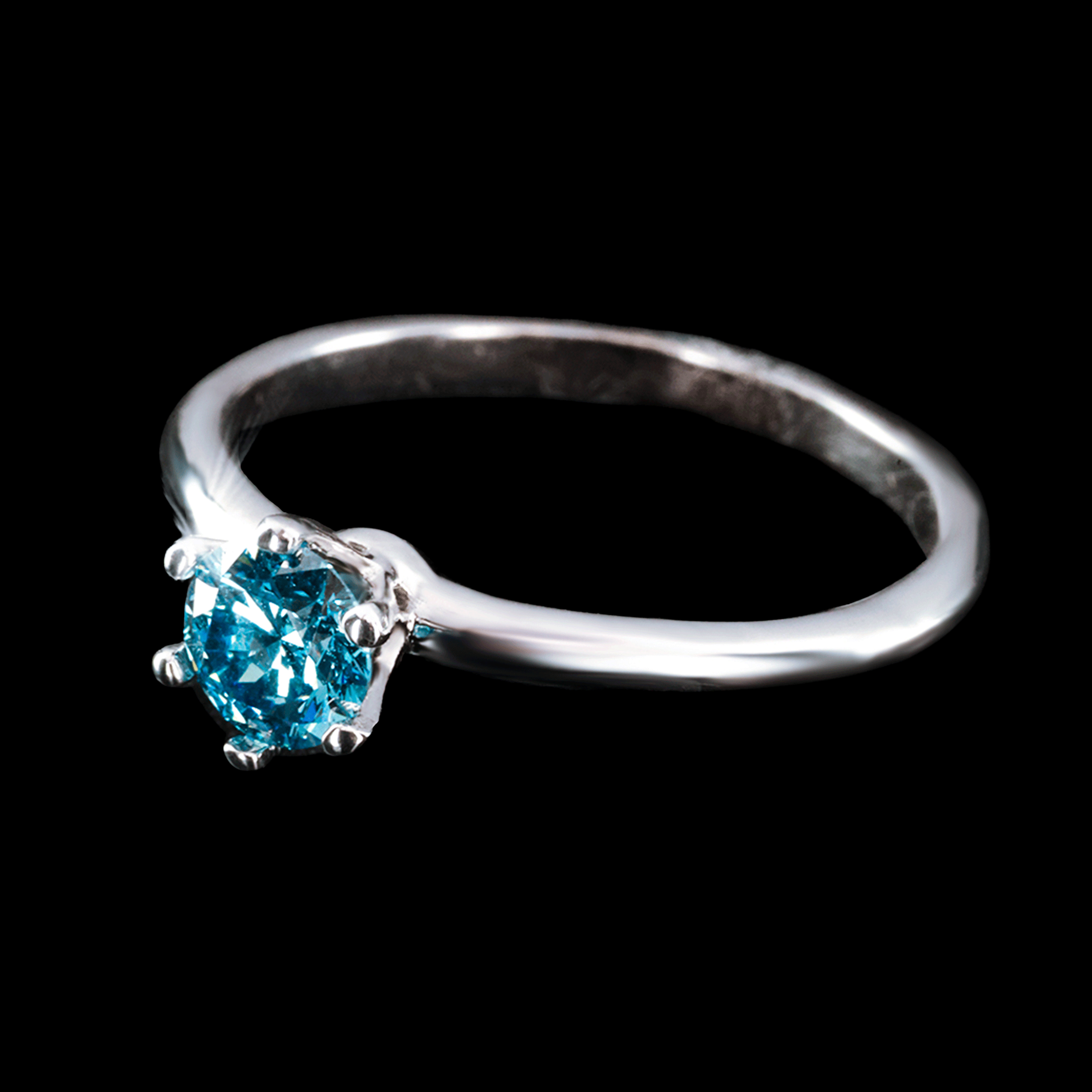 ANILLO SOLITARIO AZUL / ESPECIAL