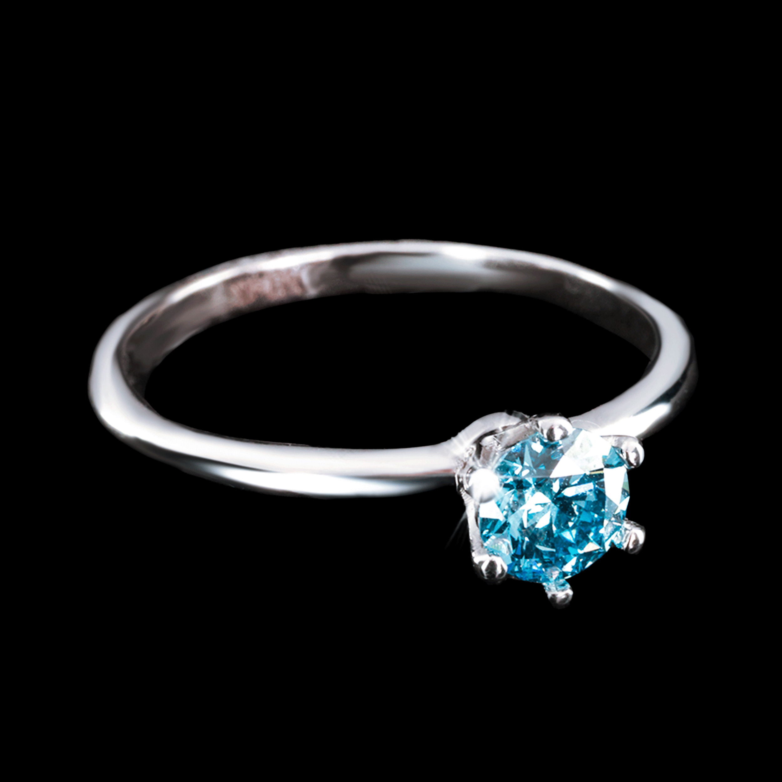 ANILLO SOLITARIO AZUL / ESPECIAL