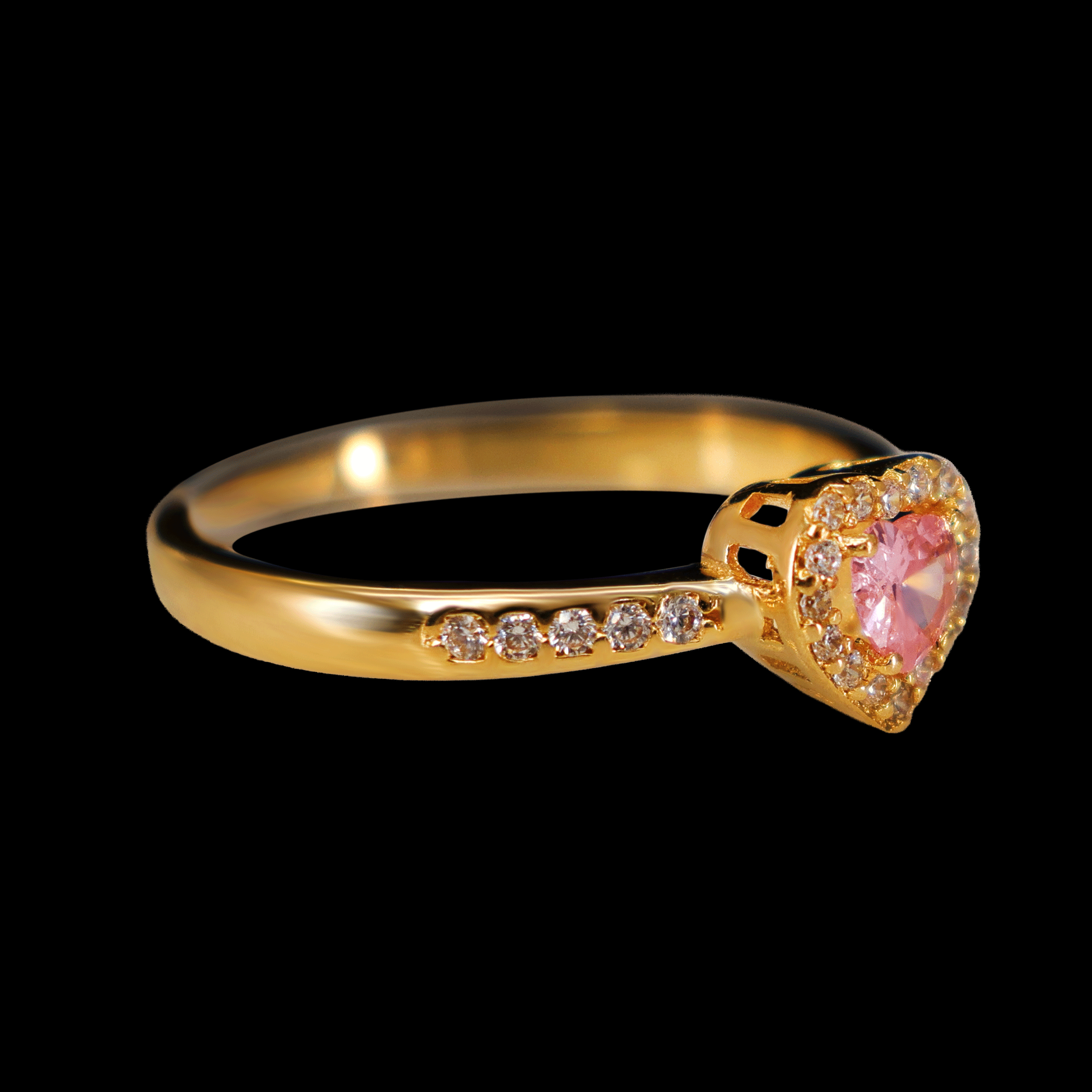 ANILLO ZN ROSA 10K