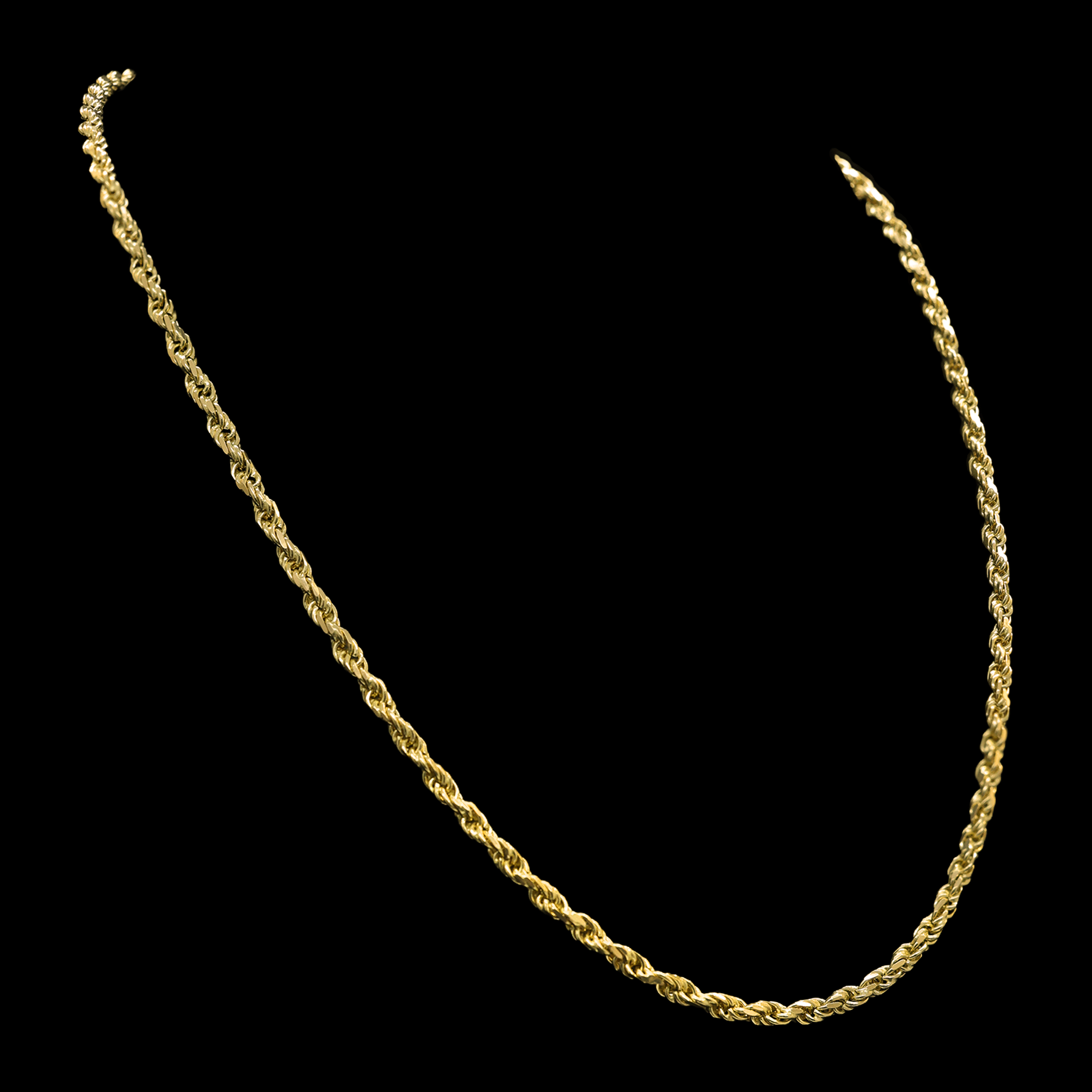 CADENA TORSAL 14K