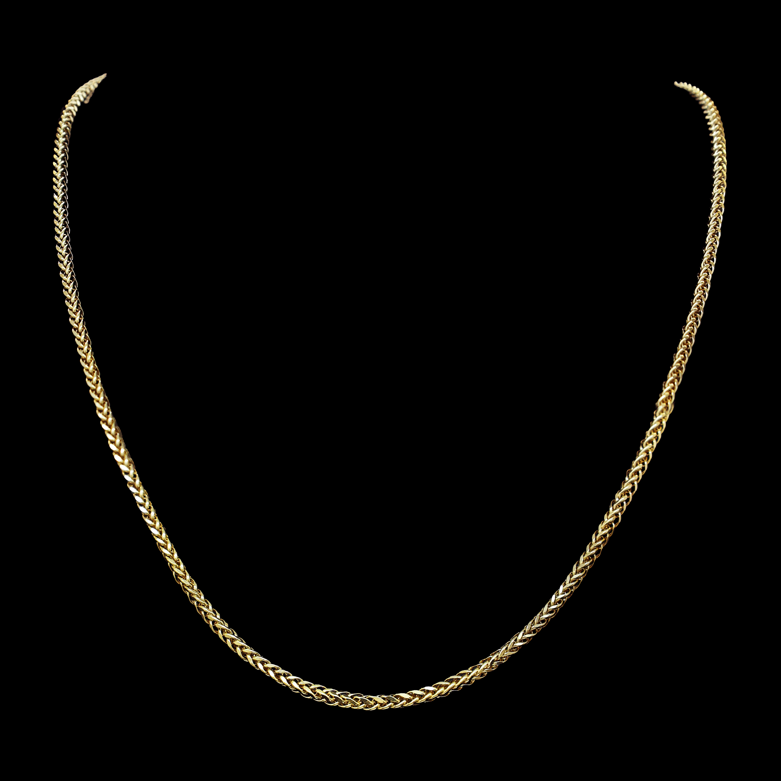 CADENA ESPIGA 14K