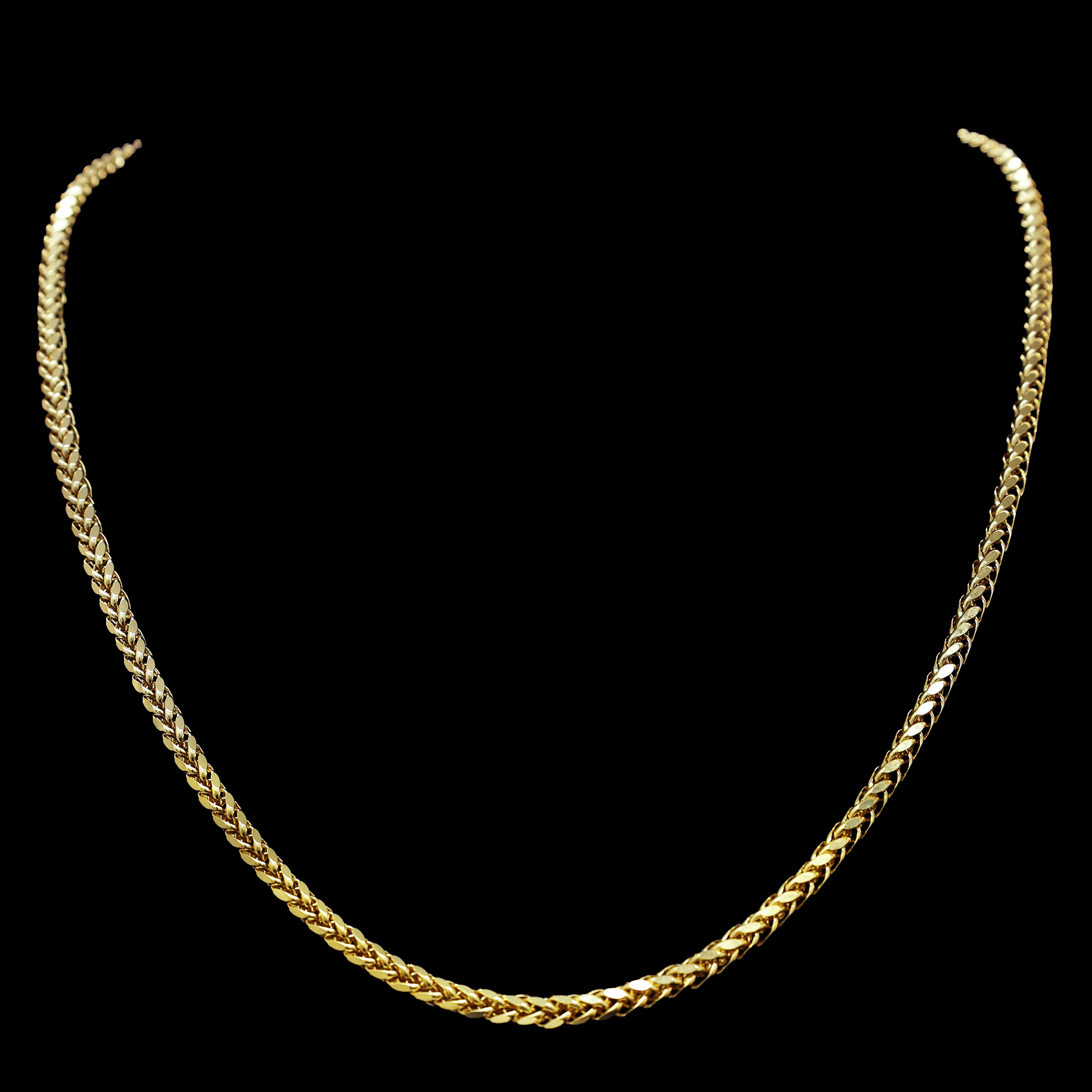 CADENA ESPIGA 14K