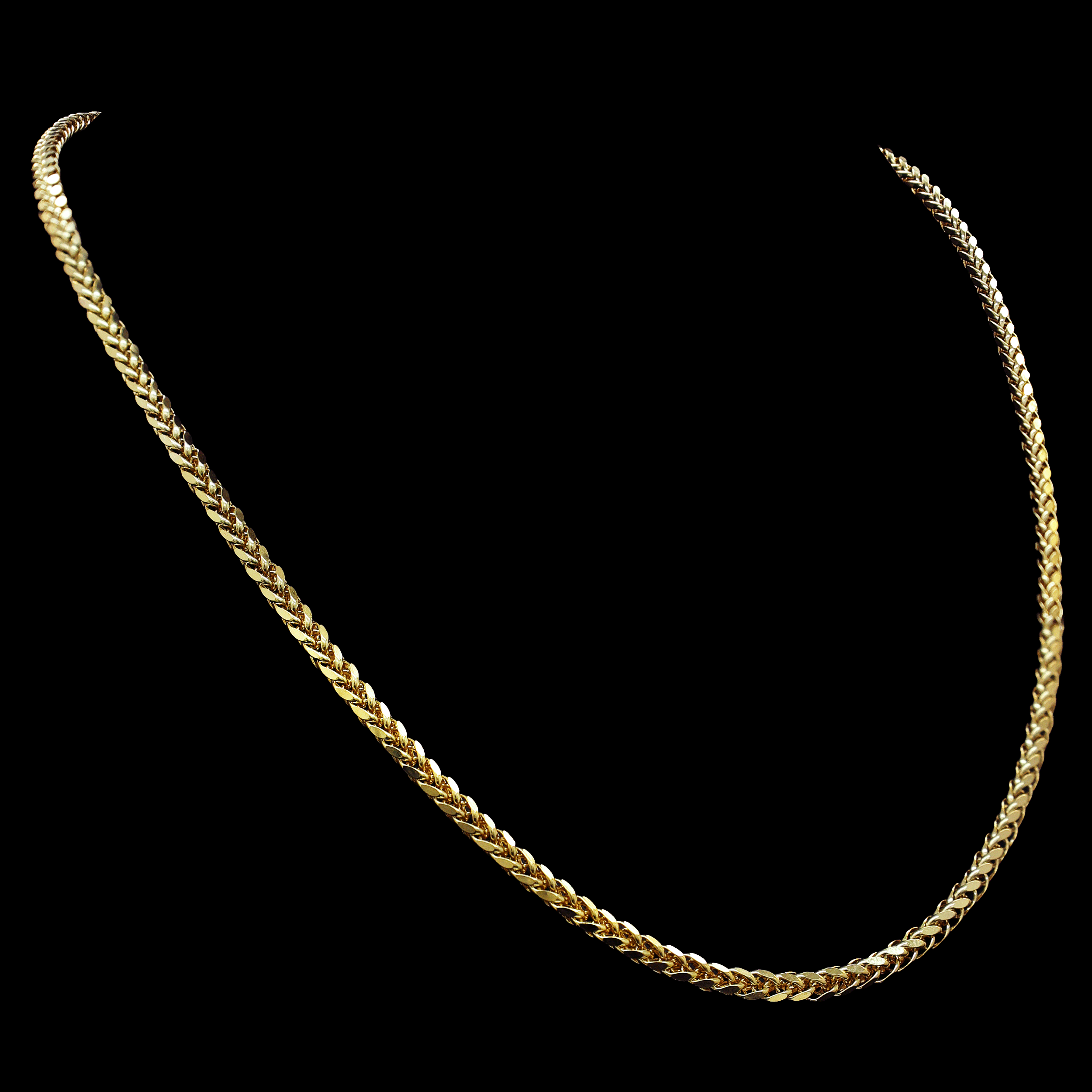CADENA ESPIGA 14K
