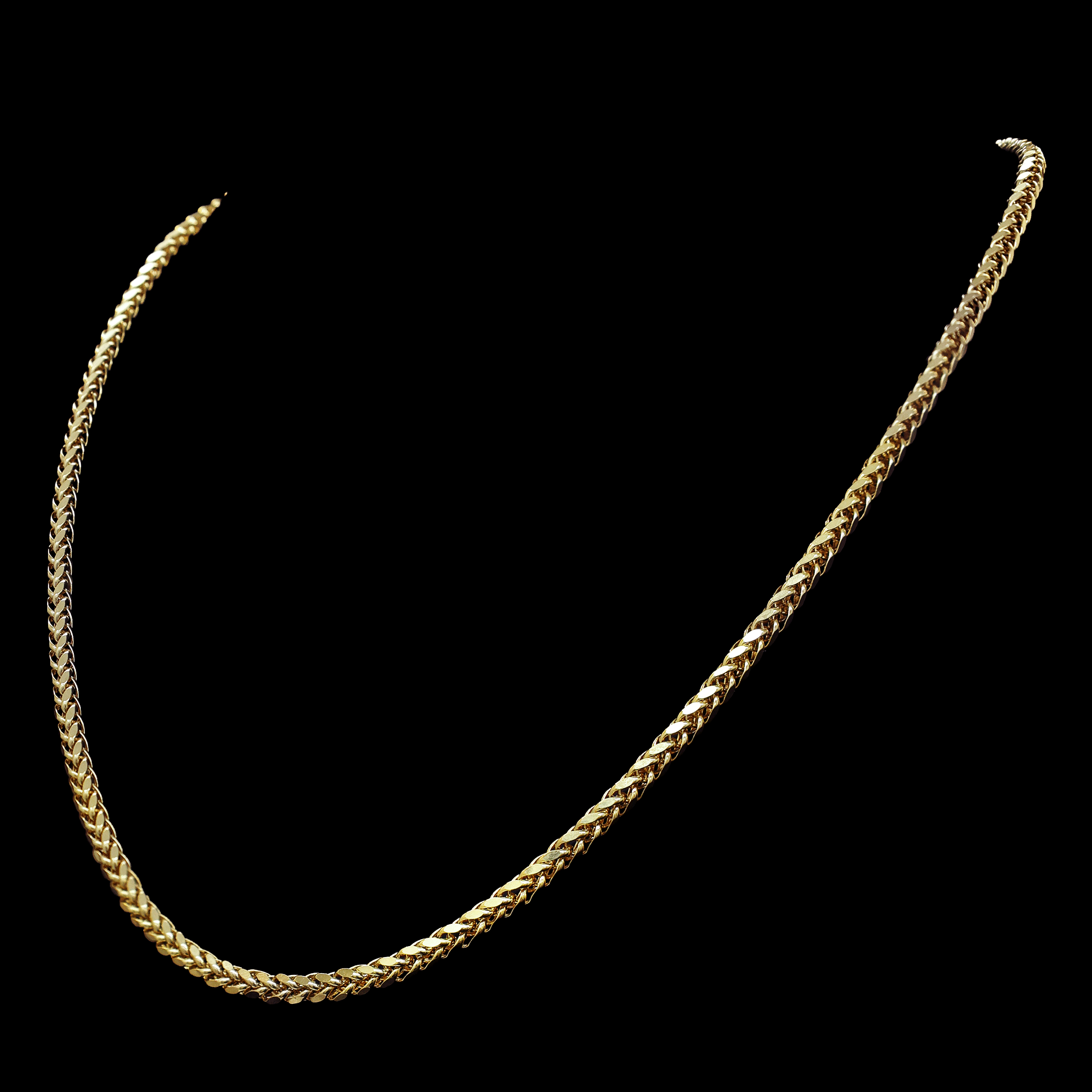 CADENA ESPIGA 14K