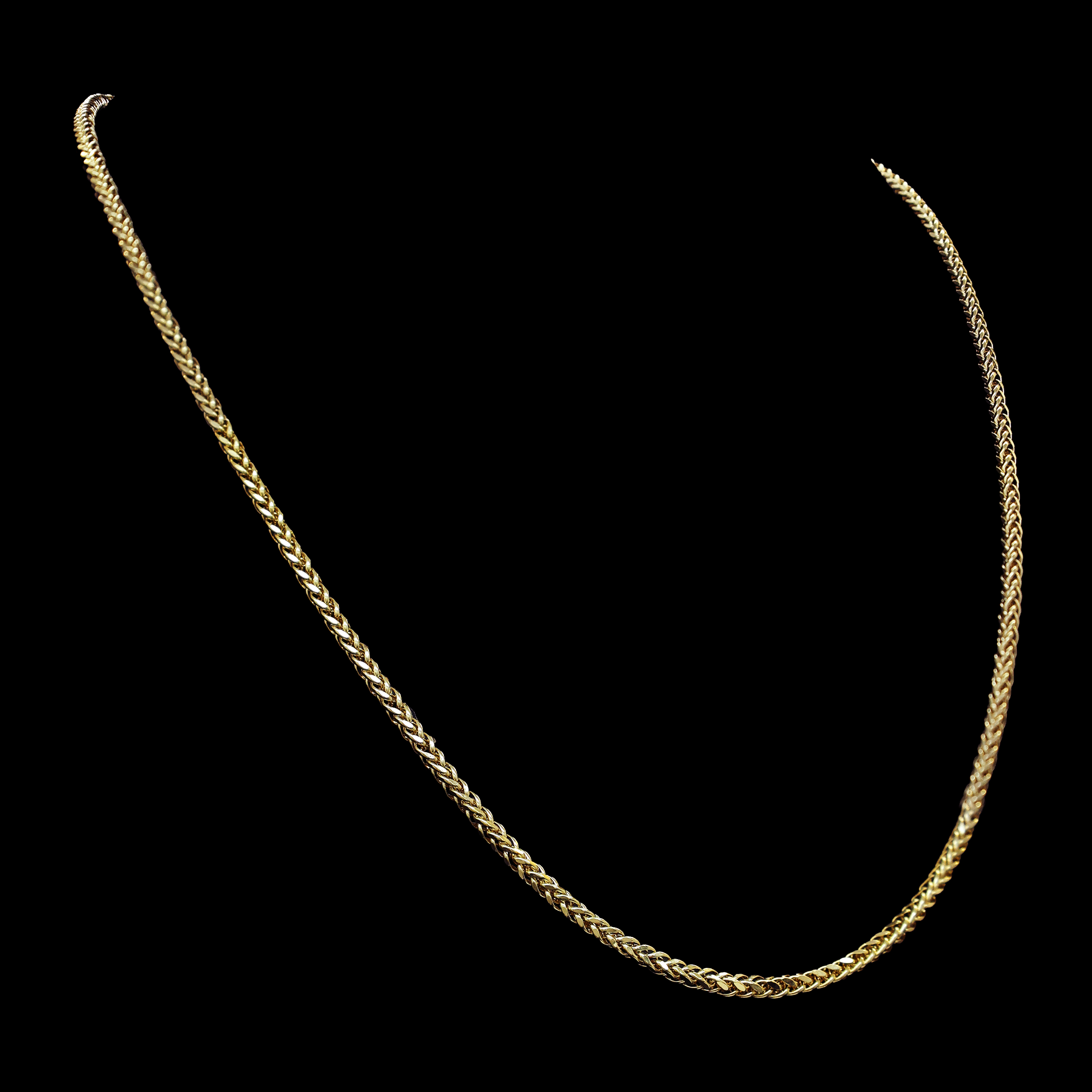 CADENA ESPIGA 14K