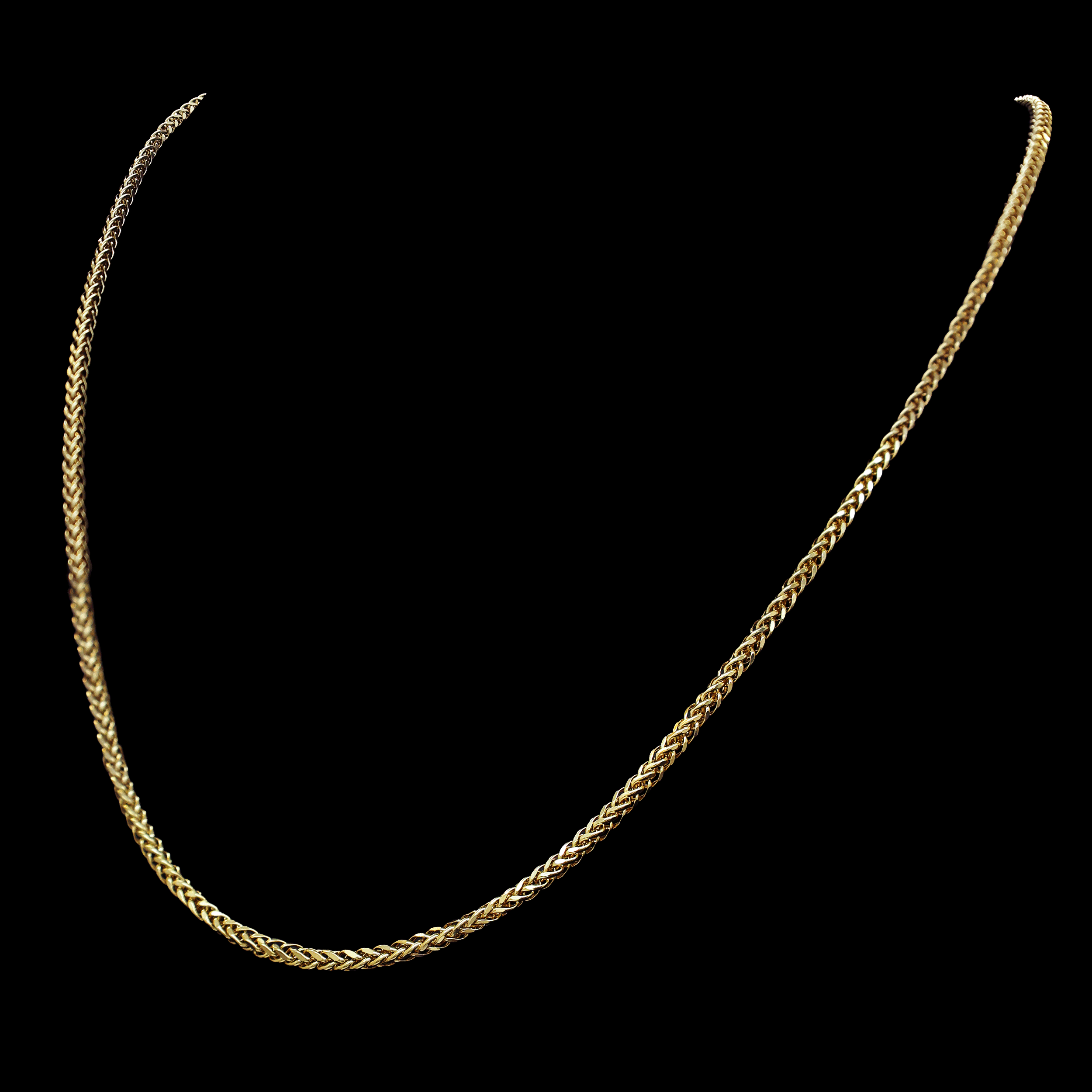 CADENA ESPIGA 14K