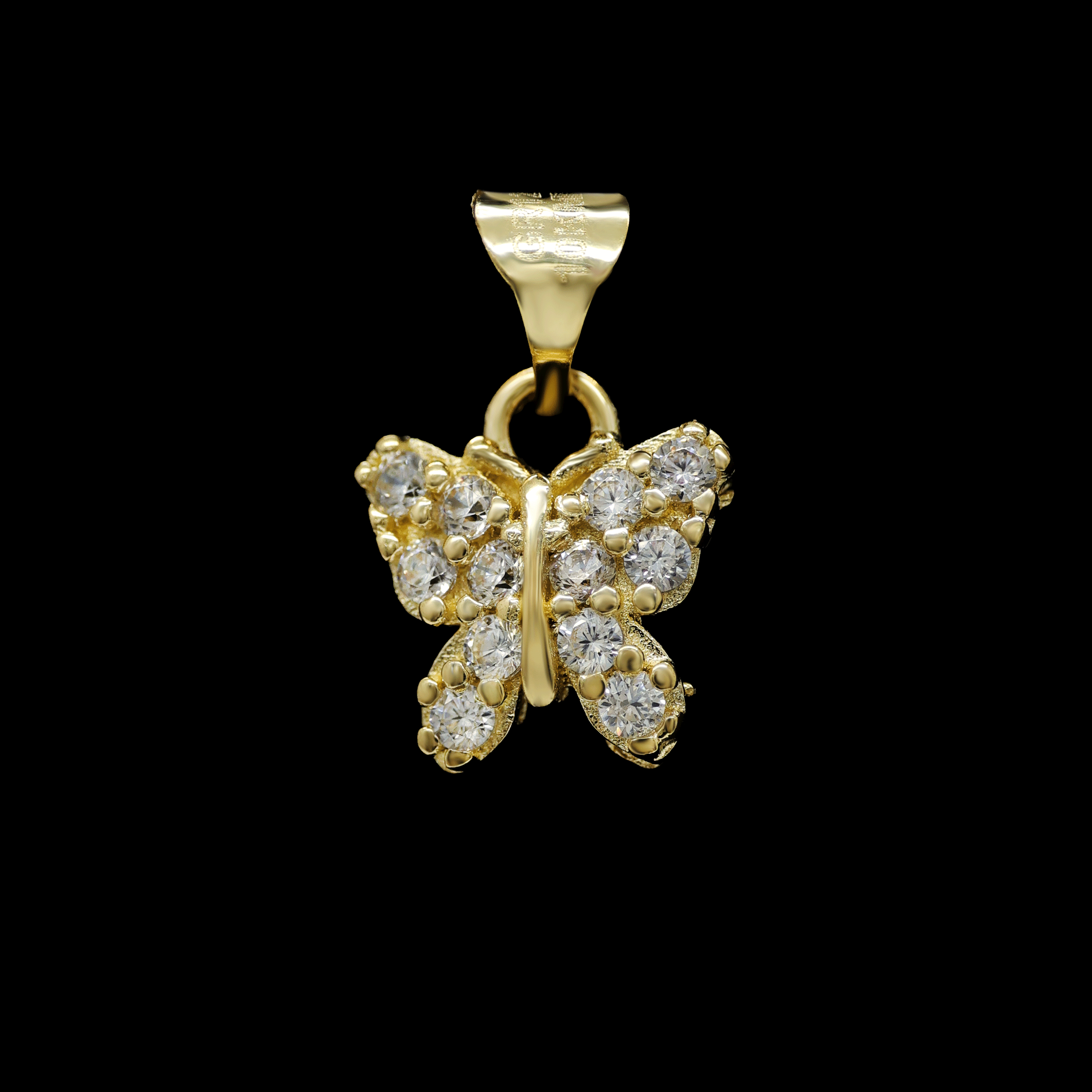 DIJE MARIPOSA C/ZN BLANCA 10K