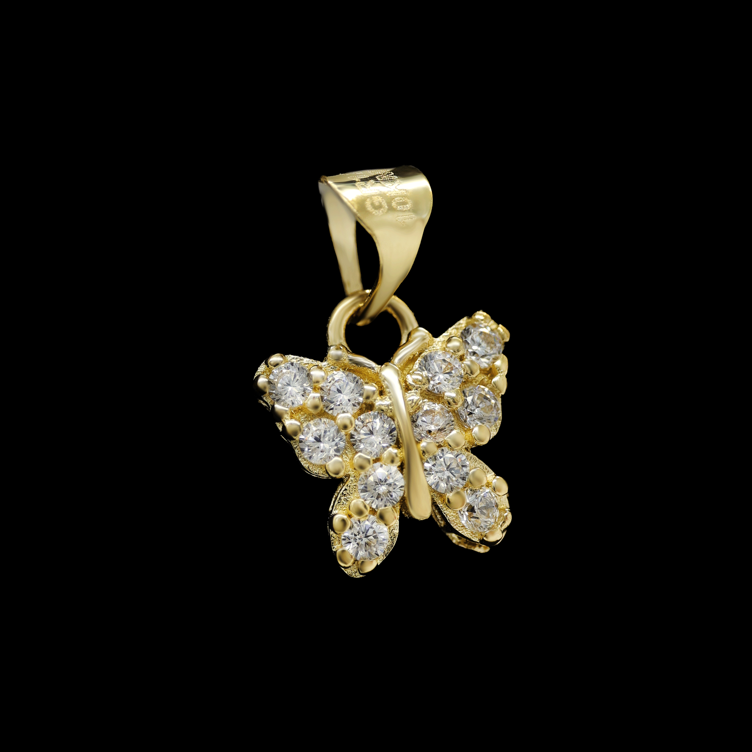 DIJE MARIPOSA C/ZN BLANCA 10K