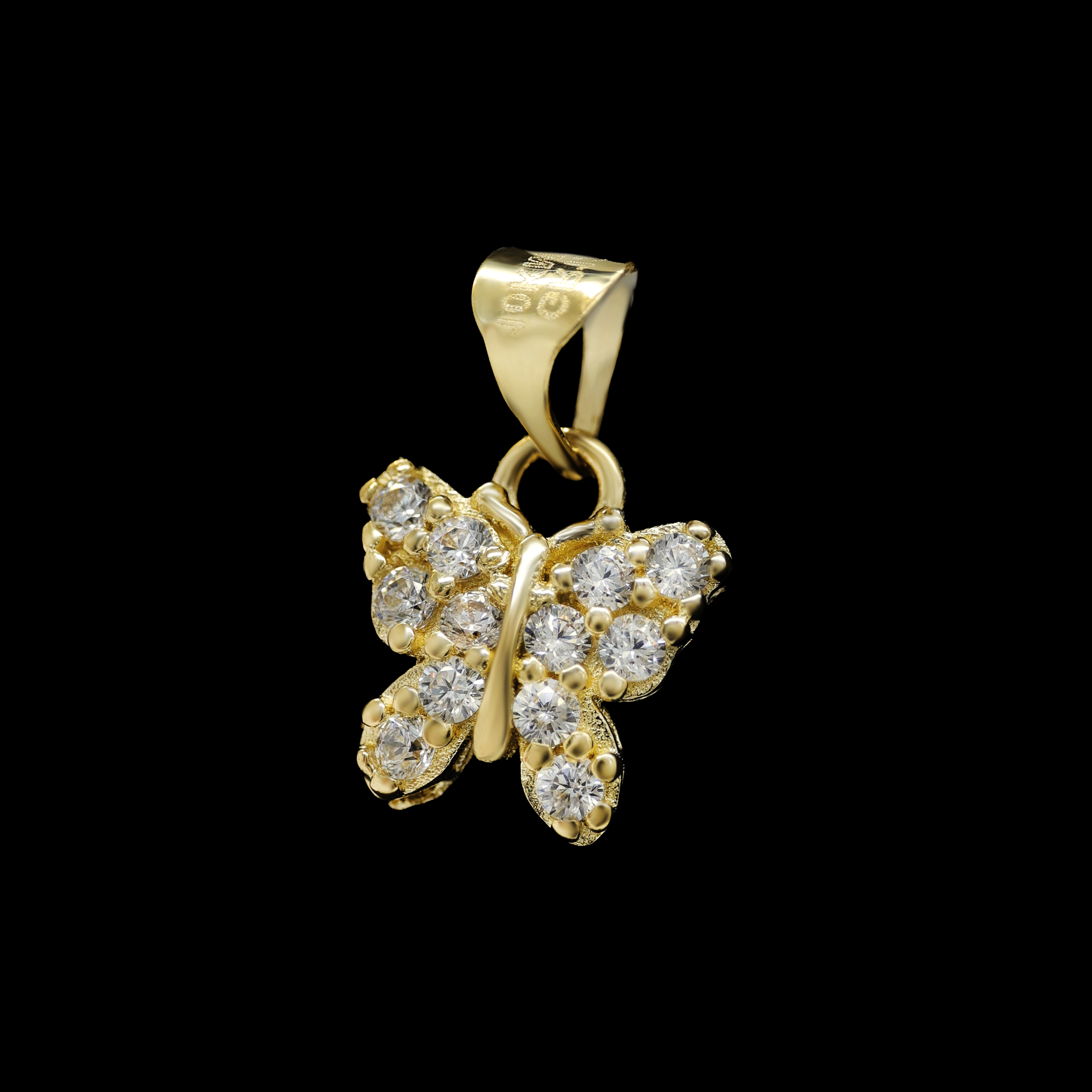 DIJE MARIPOSA C/ZN BLANCA 10K