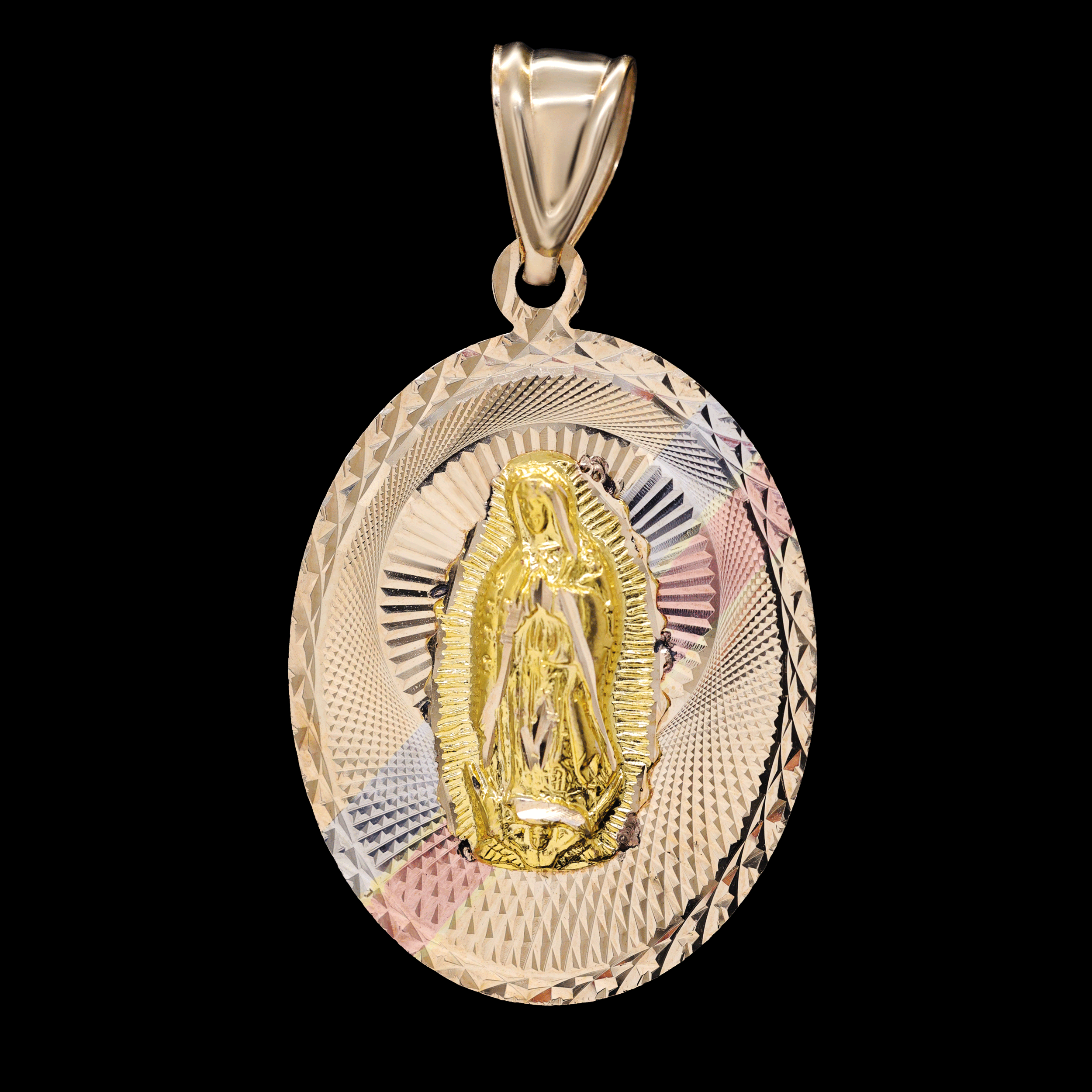 DIJE ESCAPULARIO SAN JUDAS /VIRGEN 14K