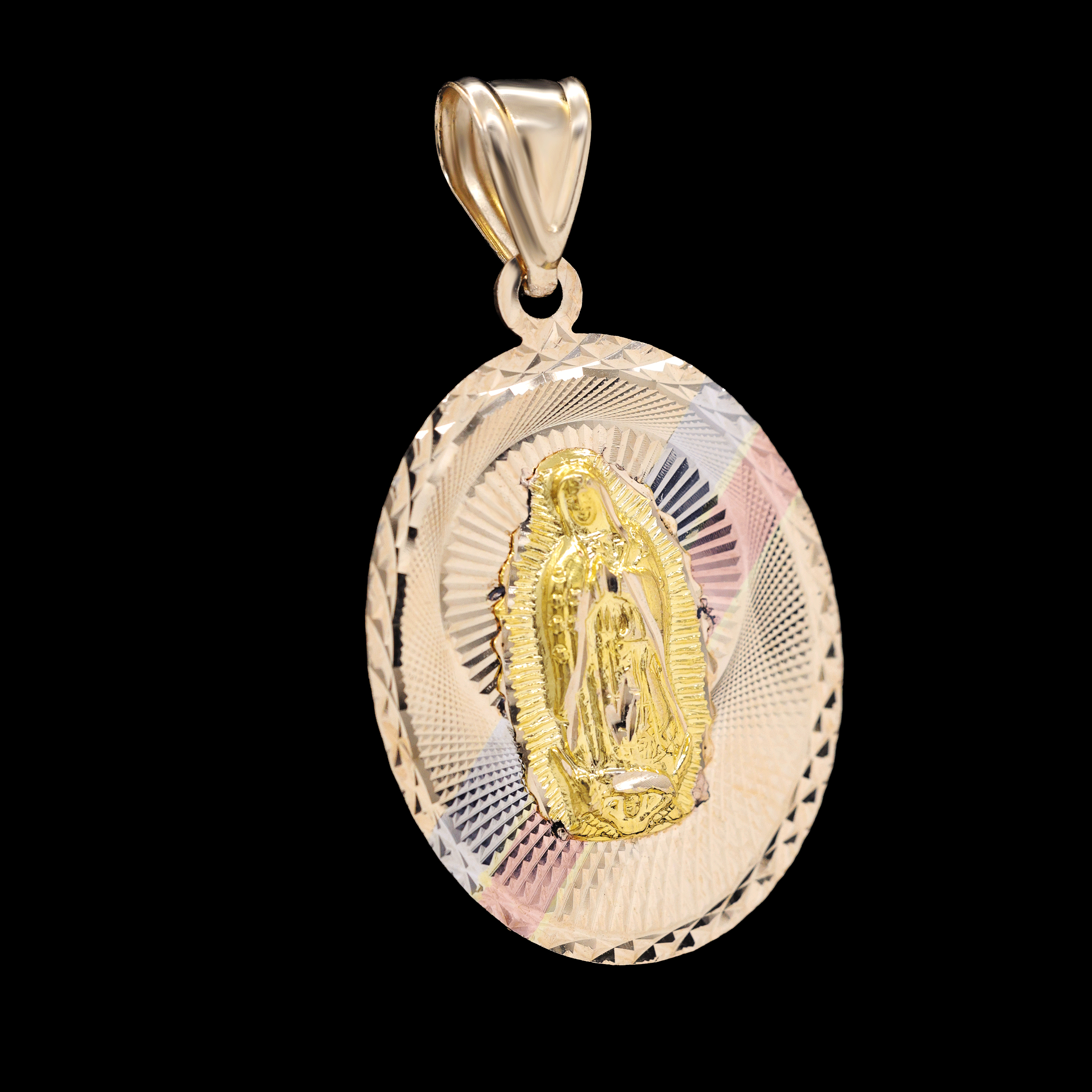 DIJE ESCAPULARIO VIRGEN Y SAN JUDAS 14K