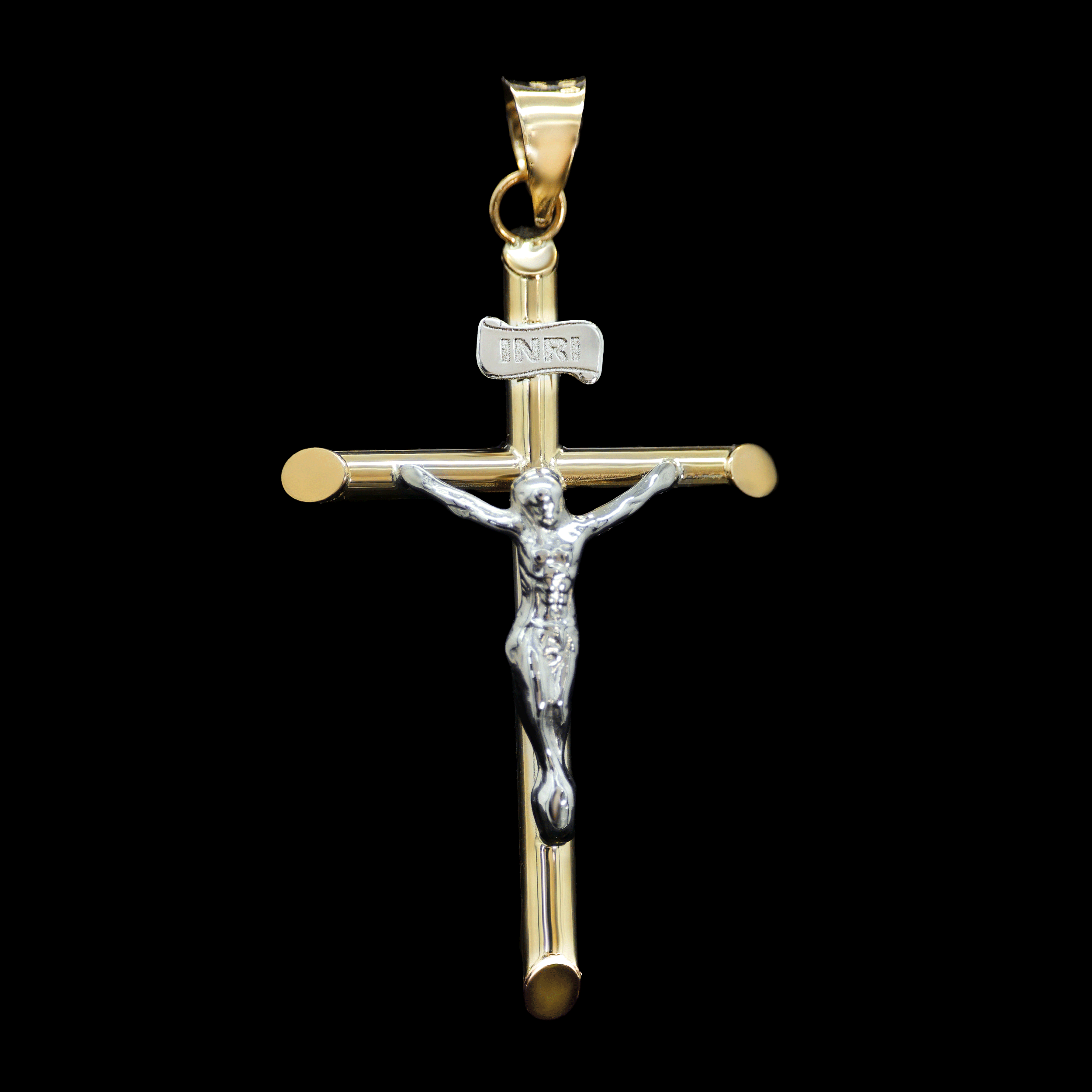 CRUZ TUBULAR  CRISTO BLANCO 10K