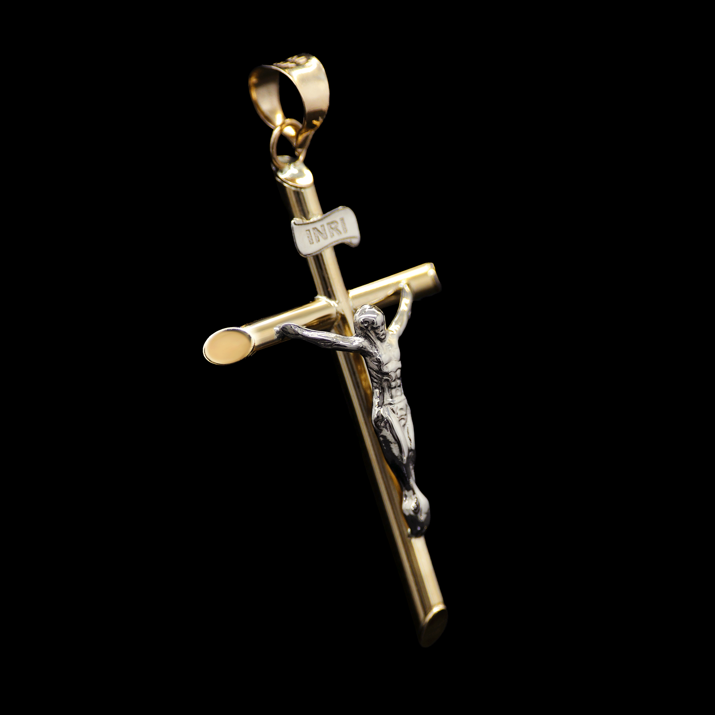 CRUZ TUBULAR  CRISTO BLANCO 10K