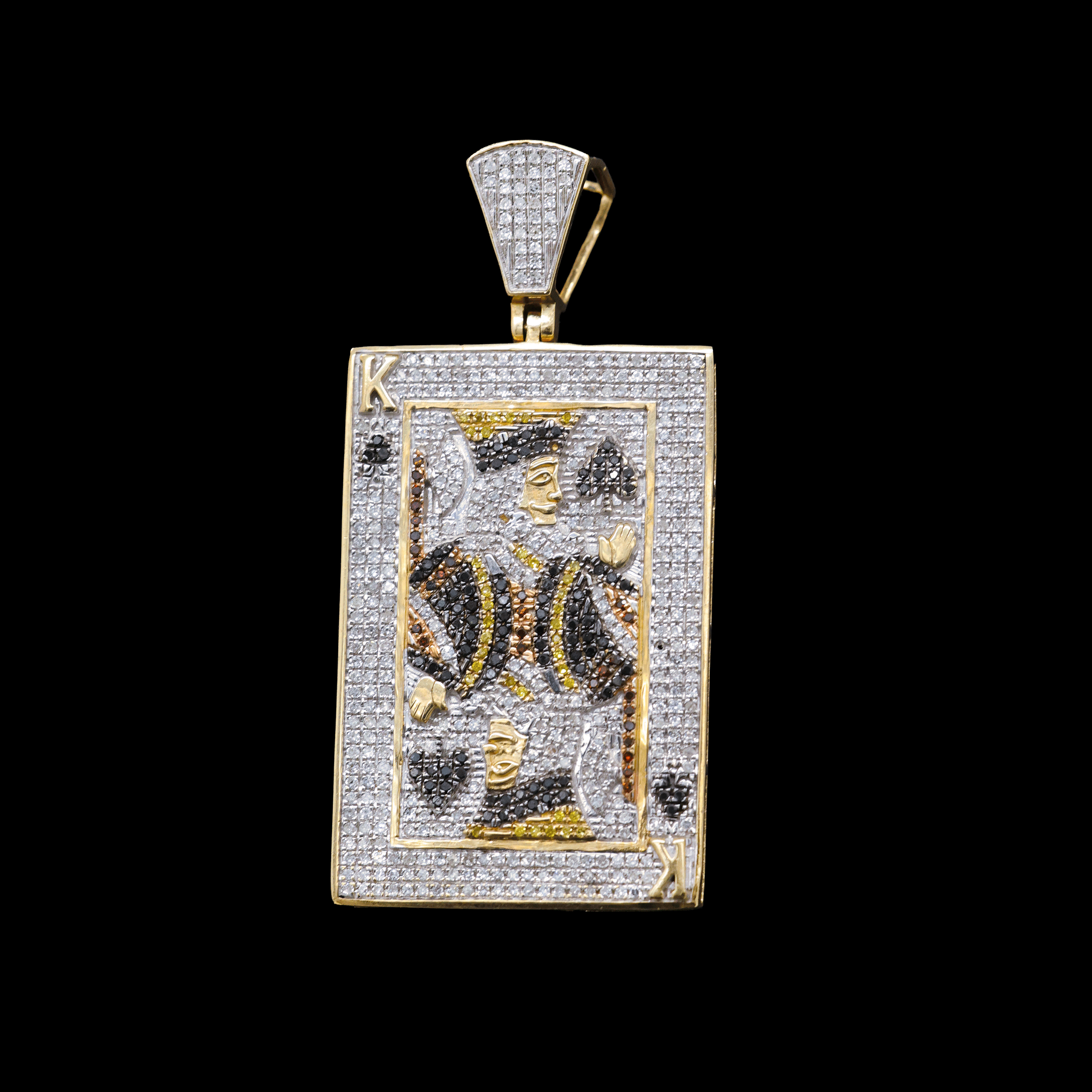 Dije Carta Rey de Picas Diamantes