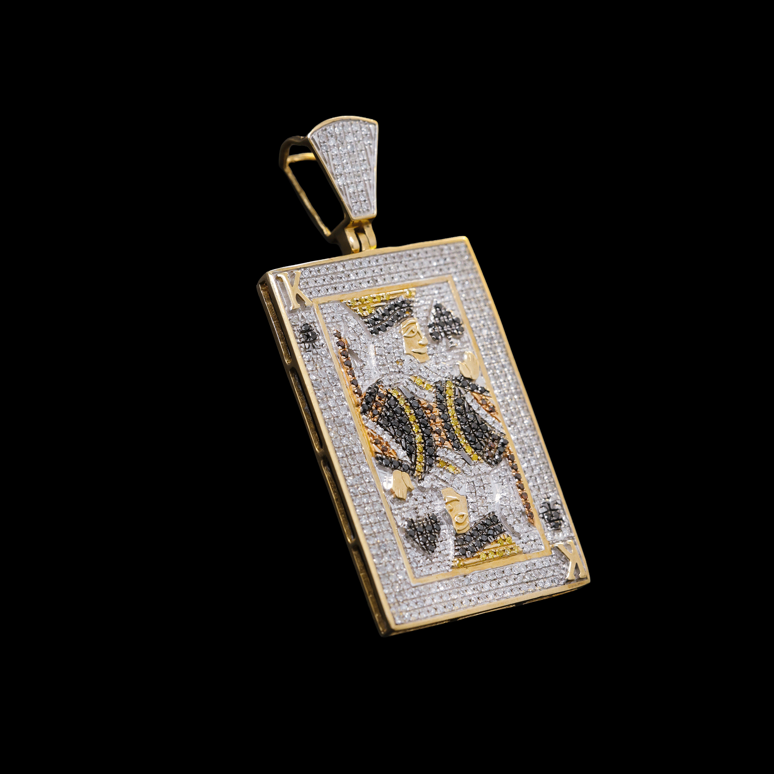 Dije Carta Rey de Picas Diamantes