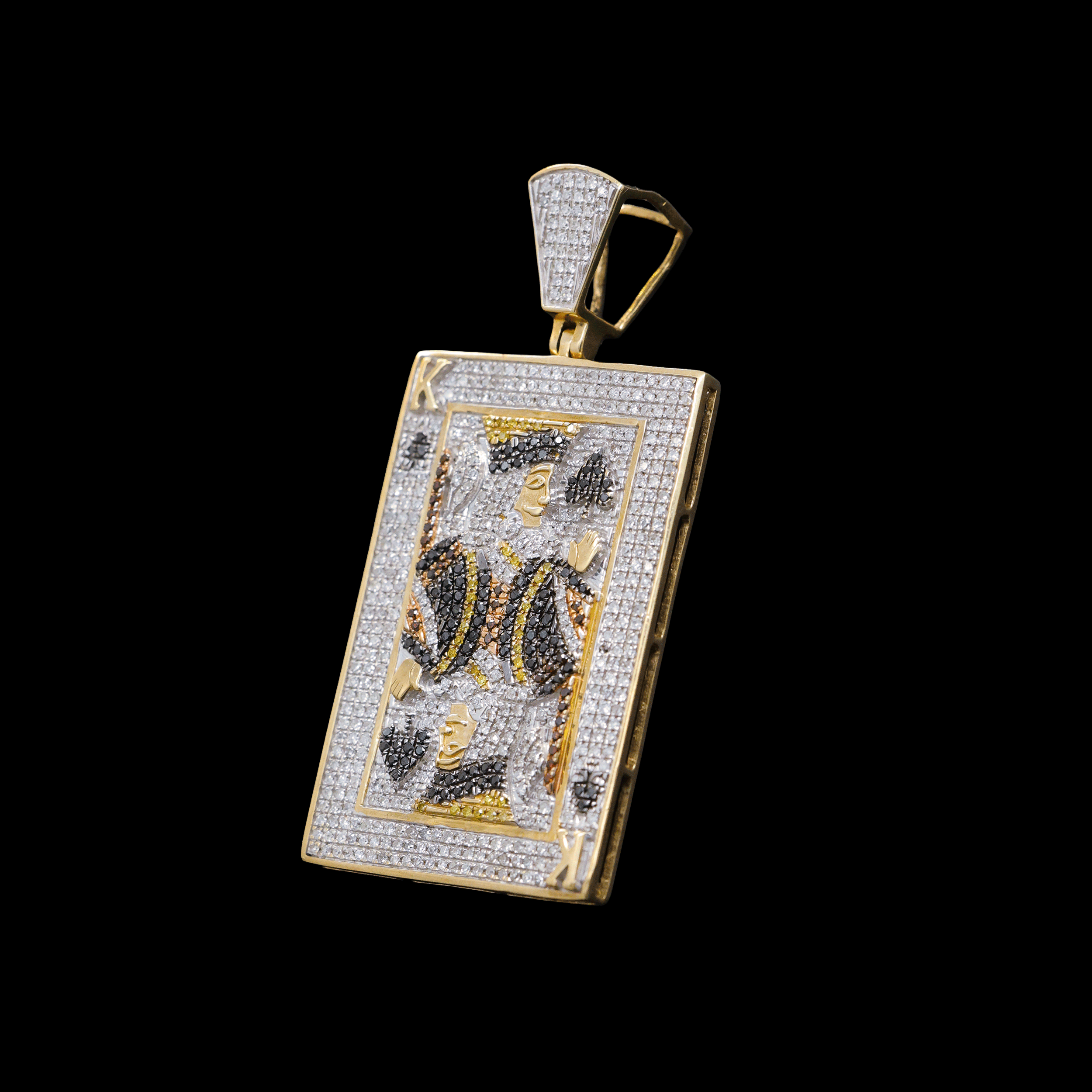 Dije Carta Rey de Picas Diamantes