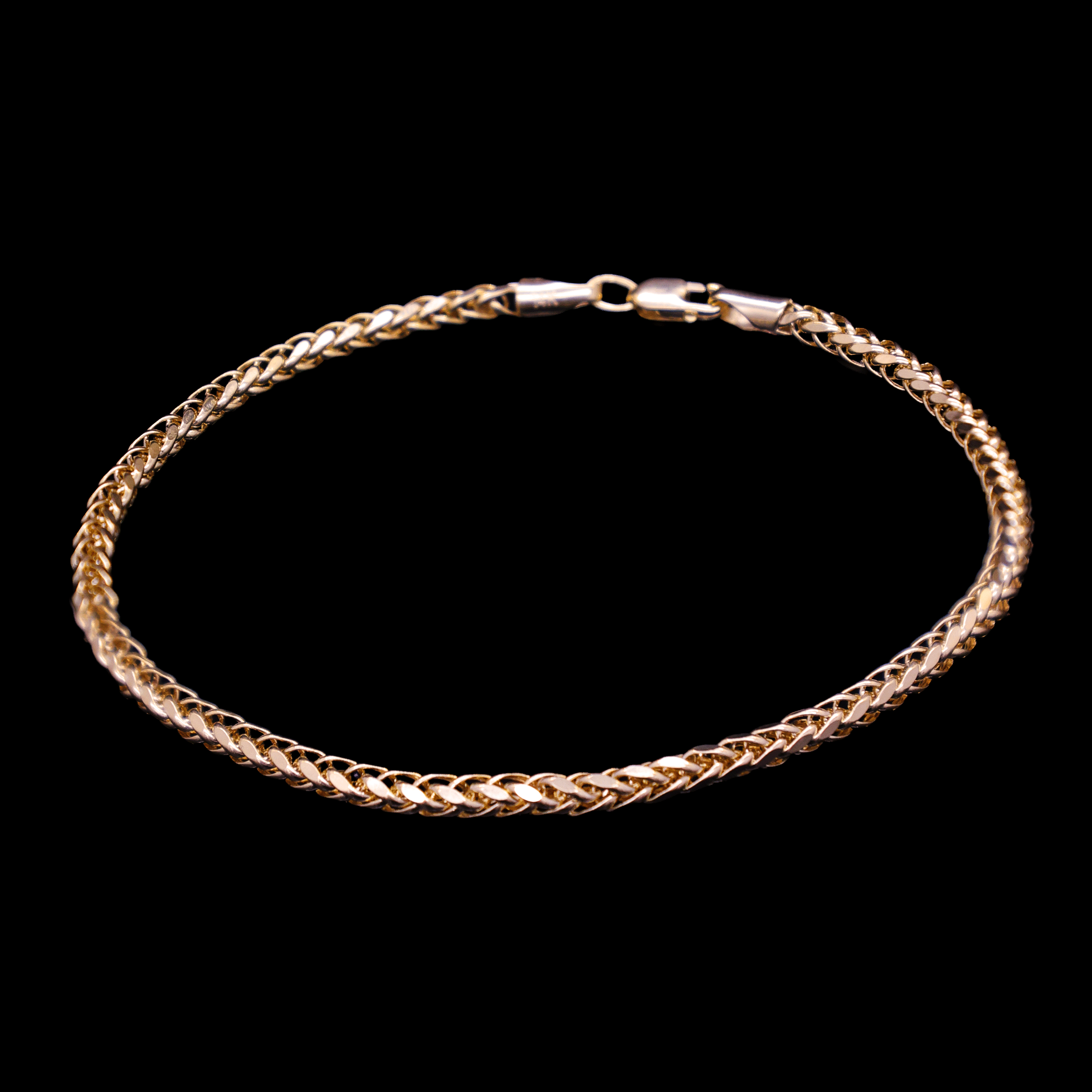 PULSO TEJIDO ESPIGA 14K