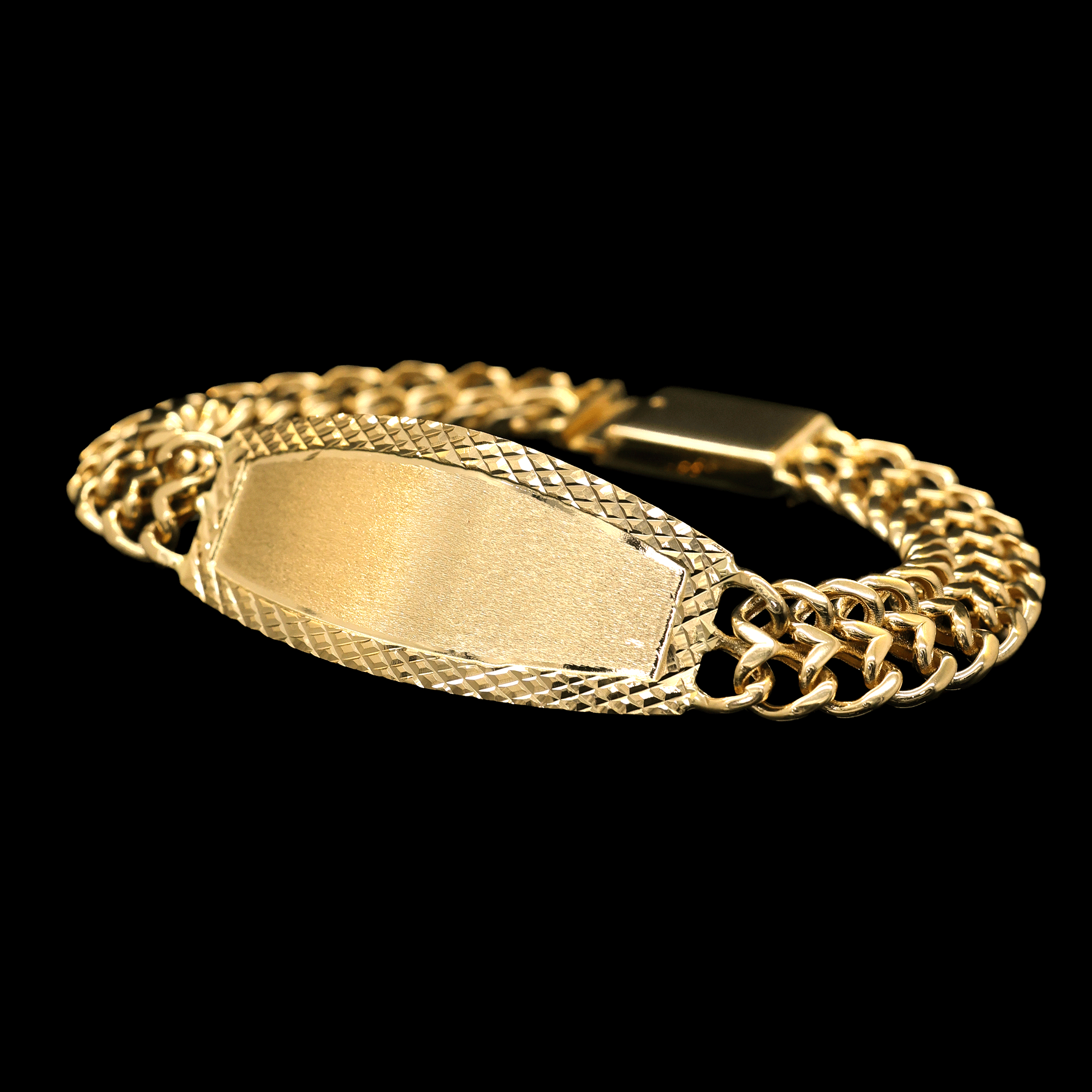 ESCLAVA TEJIDO PETATILLO 14K