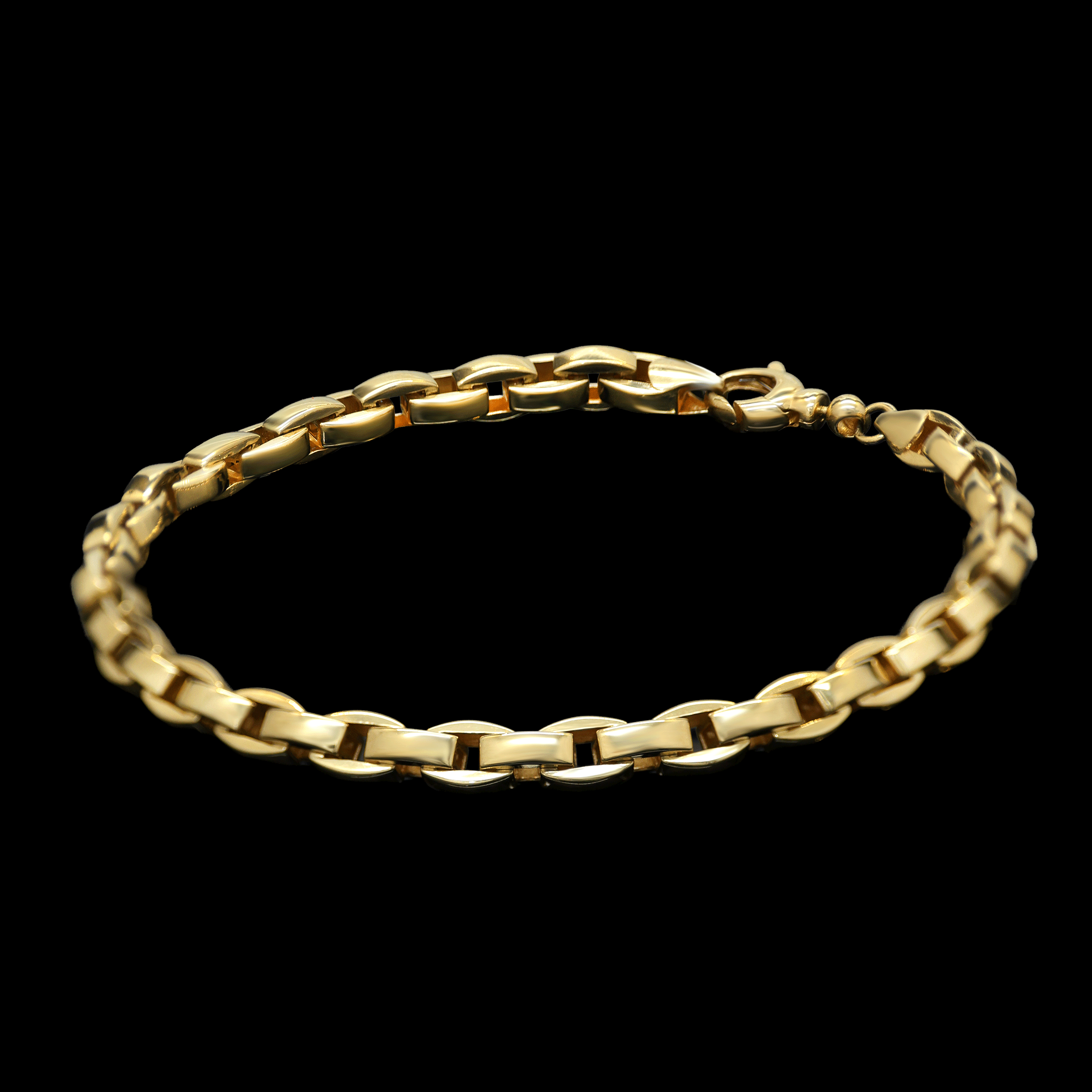 PULSO ESLABONES B/PERICO 14K