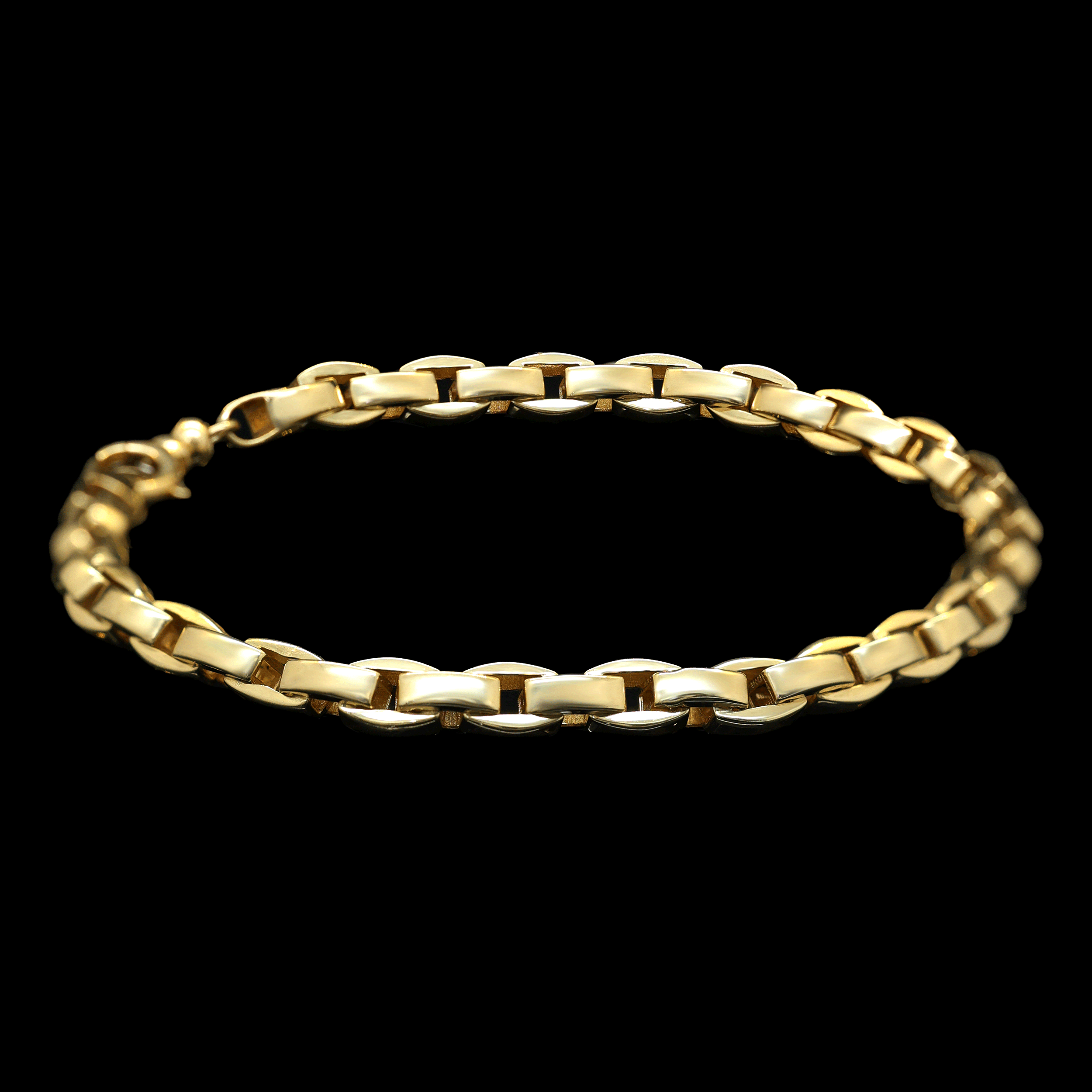 PULSO ESLABONES B/PERICO 14K