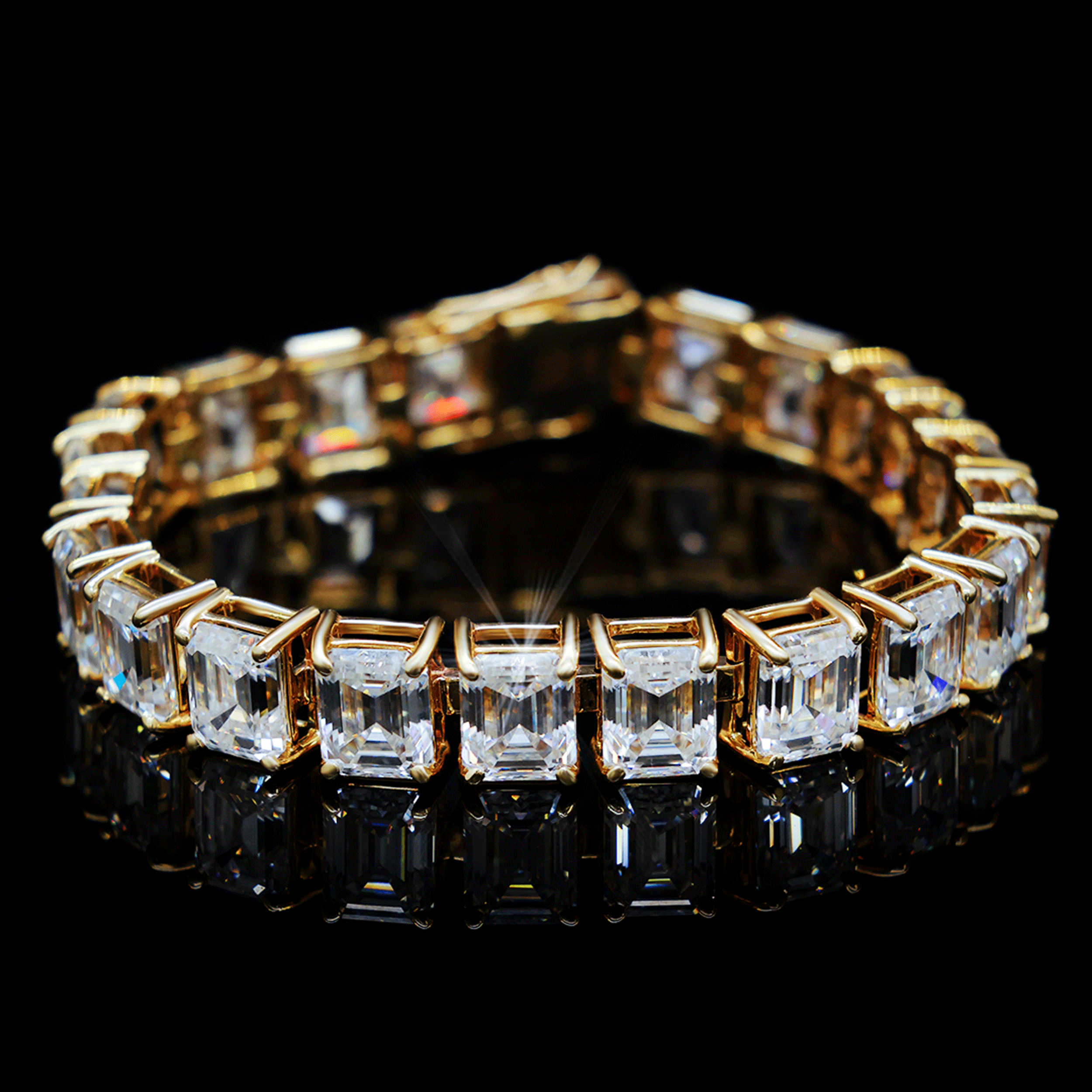 Pulso Tennis 22 Moissanitas