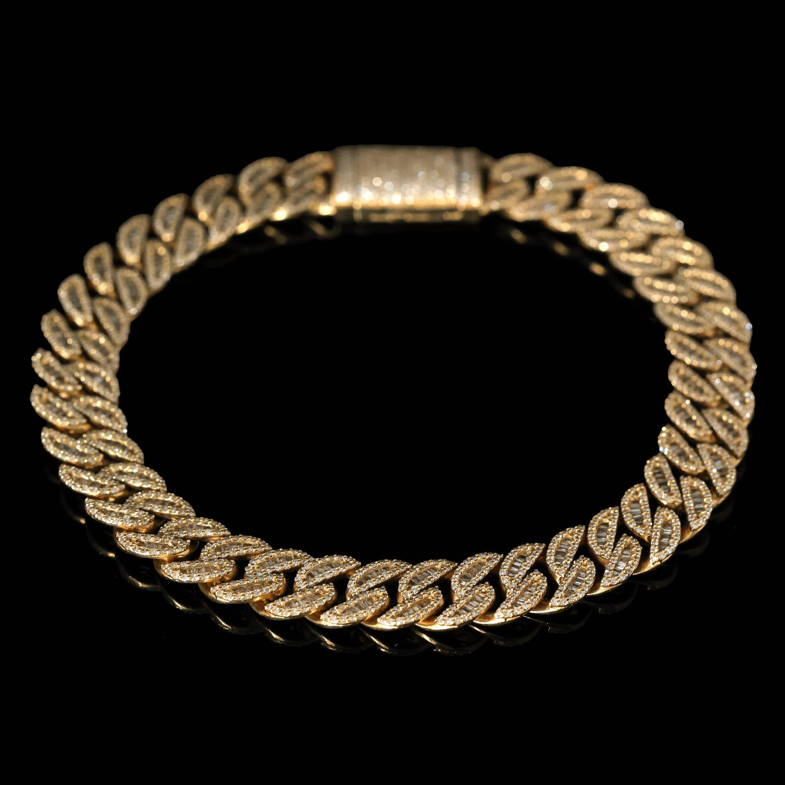 Pulso Barbado Redondo con Diamantes